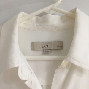 LOFT women’s White Shirt